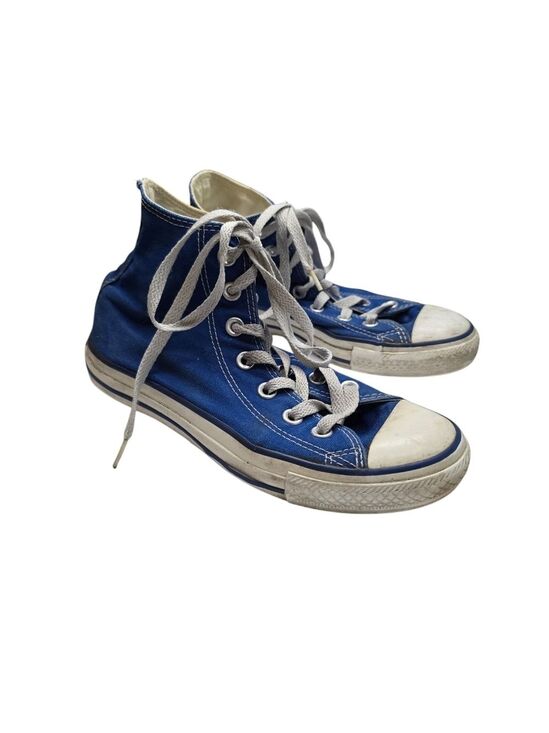 Converse Shoes - Converse Blue White Mid Top Unisex Sneakers